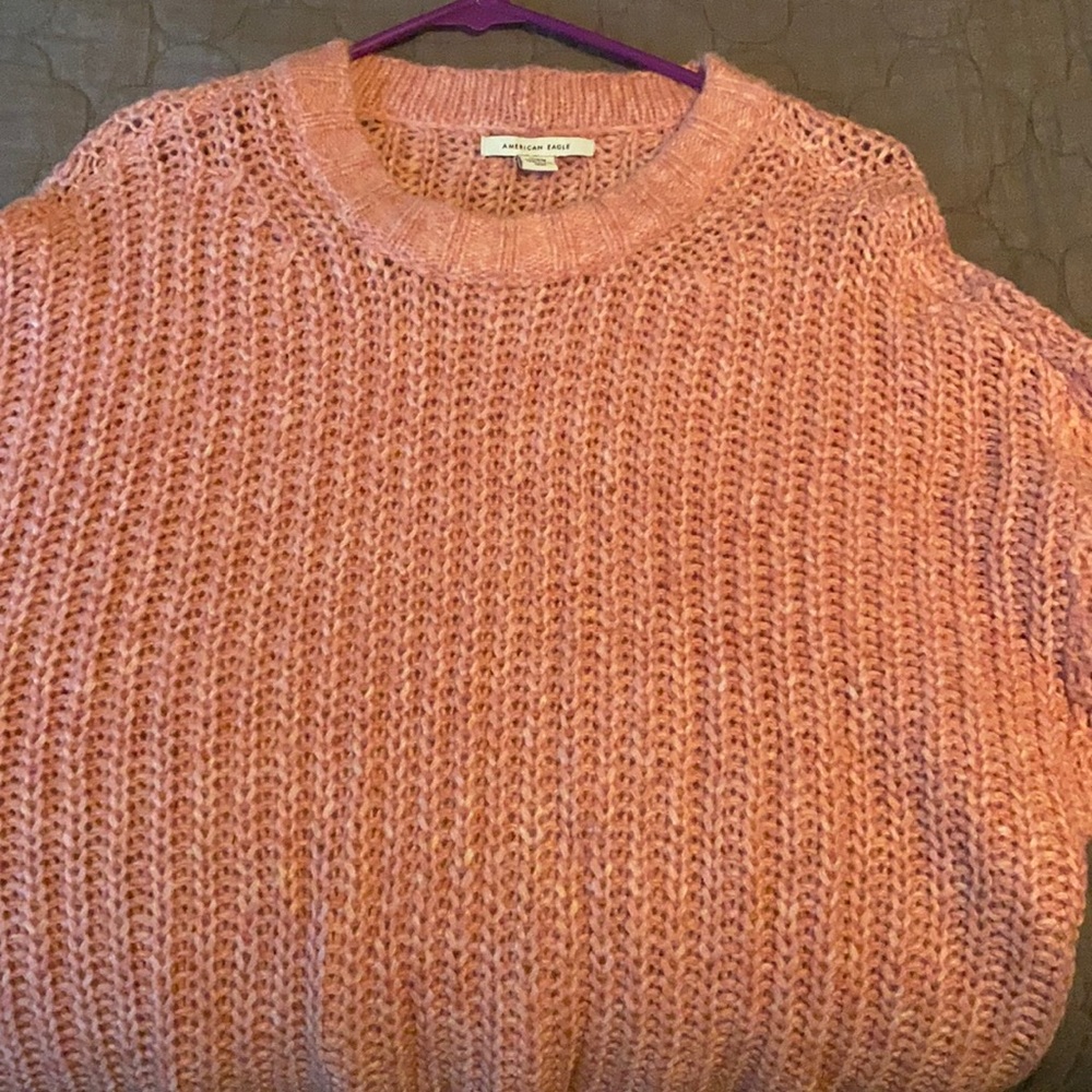 American Eagle, pink sweater